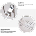thumbnail image 3 of Minkissy Support de Gril en Acier Inoxydable 2 Pcs, Grille BBQ Argentée pour Cuisson Extérieure, 3 of 8