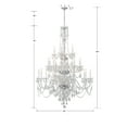 thumbnail image 5 of Crystorama Traditional Crystal 25 Light Polished Chrome Chandelier - 45"W x 61"H, 5 of 8