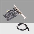 thumbnail image 1 of BRIGHTFUFU USB PCIe Card Metal Black for Desktop PC 1Pcs, 1 of 8