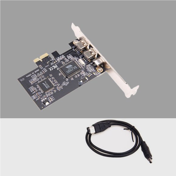 BRIGHTFUFU USB PCIe Card Metal Black for Desktop PC 1Pcs