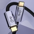 thumbnail image 2 of 20Gbps 8K 60Hz PD 100W Tipo-C Cable para USB3.2 Cables para computadora portátil (1 5 m), 2 of 9