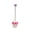 A004- Purple, variant on Mushroom Bathroom Decor Whimsical Toilet Brush Set 15 Inch Red White Spotted Bathroom Decor and Accessories Cute Functional Home Decoration 1 Piece