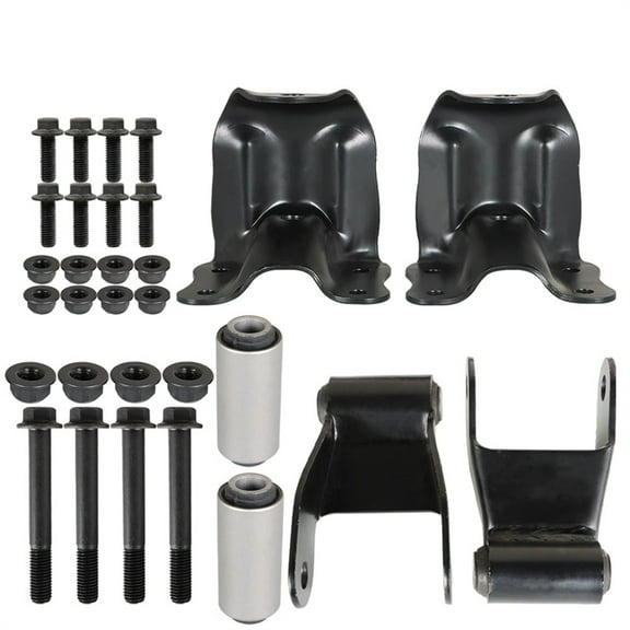LABLT Rear Hanger and Shackle Kit Replacement for 1983 - 2008 Ranger 2WD & 4x4 722-001, 722-010