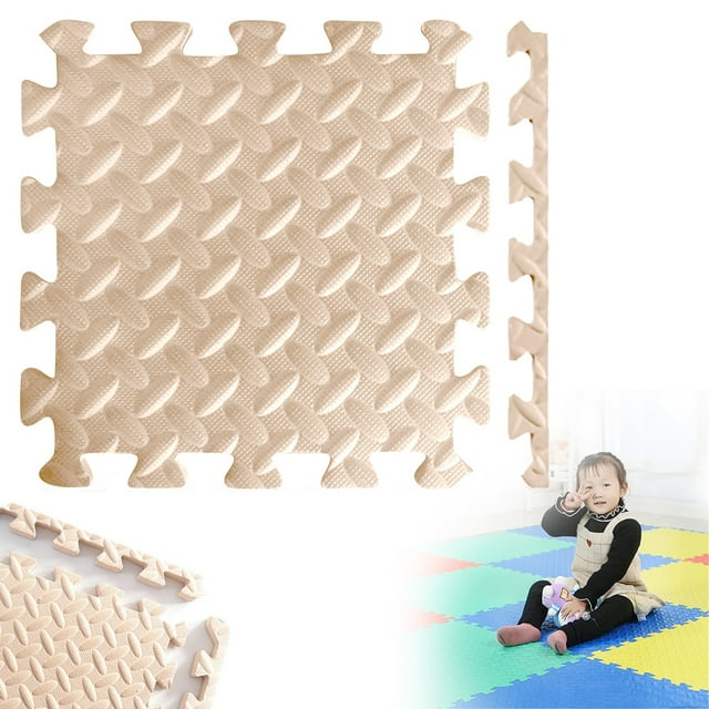 WHEANG Mat Anti Protective Puzzle EVA Floor Tiles With Edges Gym Flooring Mats Non Slip Rubber Cushion For Underlay