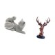 thumbnail image 5 of Estatua de gato, figura de escritorio, adorno de cabeza de ciervo, estatua de animal, material de resina, creativa, decorativa, adecuada para la ofici, 5 of 8