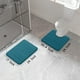 thumbnail image 2 of Juego de alfombras de baño Yimobra Memory Foam, 2 piezas, color azul pavo real, 2 of 6
