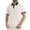 Khaki, variant on Adult Mens Polo T Shirts Short Sleeve Button Polo Tees Lightweight Black Clothes for Men