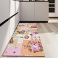 thumbnail image 4 of Pioneer Flower Floral Print Pattern Kitchen Rug Mat,Kitchen Runner Rugs Non Skid Washable,Decorative Kitchen Floor Mats for Kitchen,Sink,Laundry,17"X47", 4 of 5