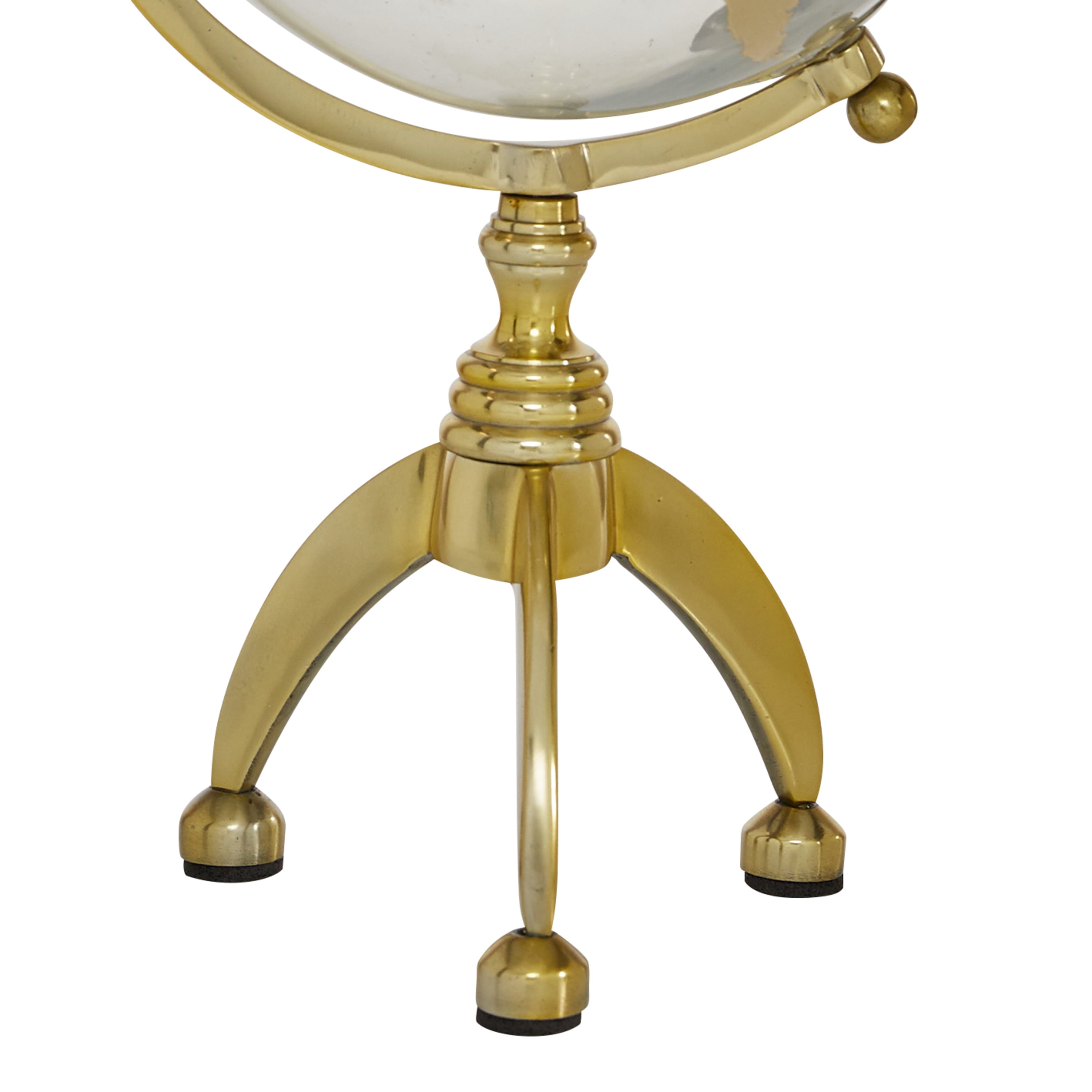 DecMode 5" Gold Globe with Tripod Base