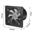 thumbnail image 5 of US 4-8'' Exhaust Fan Ventilation Extractor Fan Wall-Mounted Blower Anti-backflow, 5 of 5