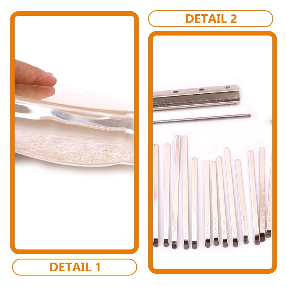 HONMEET 1 Set Small Instrument for Fingers Acrylic Assorted Color for Beginners