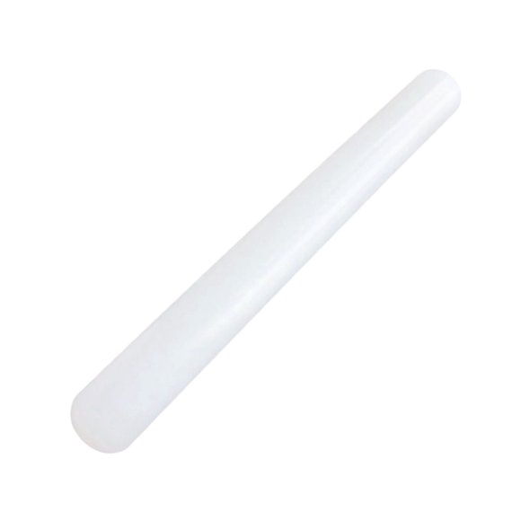FACEMILE Non-Slip Plastic Dough Roller for Baking and Cake Decorating, Easy-to-Use Fondant Tool, 22.8cm PP Nylon Rolling Pin for DIY Pastry Making