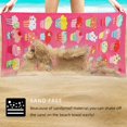 thumbnail image 2 of Toalla de playa, toallas de playa de microfibra para viajes, toalla de secado rápido para nadadores, toallas de playa a prueba de arena para mujeres, hombres, niñas y niños, 2 of 5