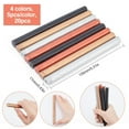 thumbnail image 3 of 20 Pieces Glue Sealing Wax Sticks 11mm Wax Sealing Sticks 4 Colors for Wax Seal Stamp Sealing Letter Wedding Invitation锛圔lack+Brown+Silver+Red锛?DIY, 3 of 9