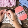 thumbnail image 4 of Chunky Crochet Yarn 3.53oz Ball 355.42yd, Soft Thick Hand Knitting Thread for DIY Sweater Scarf Hat Doll Bag Table Mat, All‑Season Craft Yarn for Beginner & Experienced Knitting Hobbyists, 4 of 6