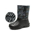 thumbnail image 3 of Rotosw Mens Snow Boots Insulated Waterproof Winter Boots Outdoor Comfort Warm Shoes Blue 7.5, 3 of 7