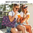 thumbnail image 5 of Large Capacity Tote Bag,Pink Breast Cancer Handbag Fashion Luxury Tote Bag,15.7"x13"x 5.1" Inches,Laptop Compatible, 5 of 6