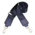 thumbnail image 1 of Correas de bolso de reemplazo cruzadas Uxcell, correa de hombro ancha ajustable con extremos de cuero para bolso de mano, bolsa de lona, azul (hebilla de oro claro), 1 of 7