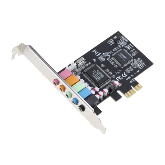 PCIe Sound Card 5.1 Internal Sound Card with , Stereo PCI-e Card,CMI8738 Chip 32/64 Bit