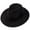 Black_Free Size, variant on YOHAVEN Men's Top Hat Flat Edge Linen Sunshade Fedora Travel Outdoor Party Hat Adult Male Fashion Accessory Costume Decoration