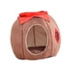 thumbnail image 4 of Casa cálida para gatos, perros, tienda de campaña, manta, carácter chino, nido decorativo autocalentable Caqui L, 4 of 9
