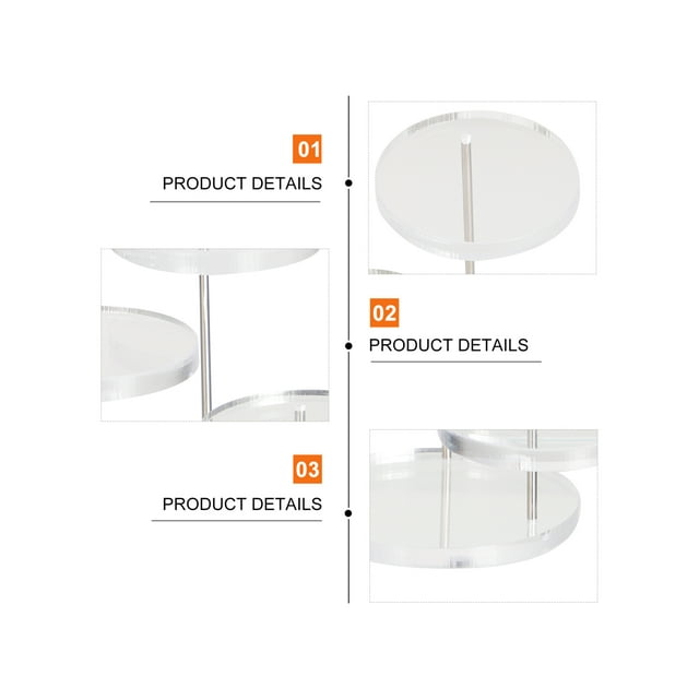 earrings storage stand 1Pc Three Layers Tabletop Jewelry Display Stand Earrings Display Storage Rack