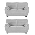 thumbnail image 1 of Sala 2-2 TRINITY Monza 2 Piezas (Love Seat, Love Seat) Plata Para Sala, 1 of 8