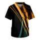 thumbnail image 1 of Men's Short Sleeve V Neck Leopard Print Chest Pocket Carer Top S, 1 of 3