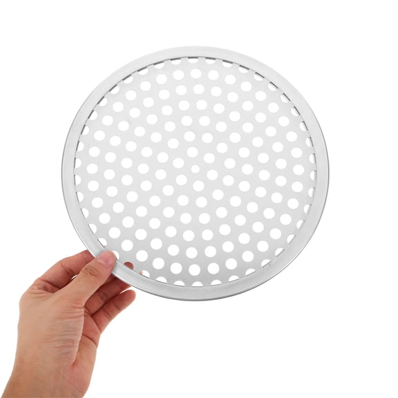 PENIKOKO Pizza Baking Pan Perforated for Ventilation Stainless Steel 1Pcs 9 Inch