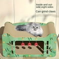 thumbnail image 4 of 1pc Lit de Chat, Nid de Chat avec Planche à Gratter, Jouets d'Activité Décorative, Chaton, 4 of 5