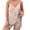 Beige, variant on Tbopshirt Pajamas for Women Plus Plus Size Backless Suspender Nightdress Female Fashion Nightdress Two-piece Imitation Silk Home Suit,Womens Pajama Sets