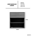 thumbnail image 5 of Librero Modular con Puerta, Estante Organizador Multifuncional, Mueble Minimalista con Almacenamiento Oculto para Sala, Oficina y Recámara., 5 of 5