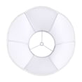 thumbnail image 3 of Bell Lamp Shade, White Lampshade Replacement 6'' Top x 12'' Bottom x 8.5'' Height, Spider Fitter, 3 of 7