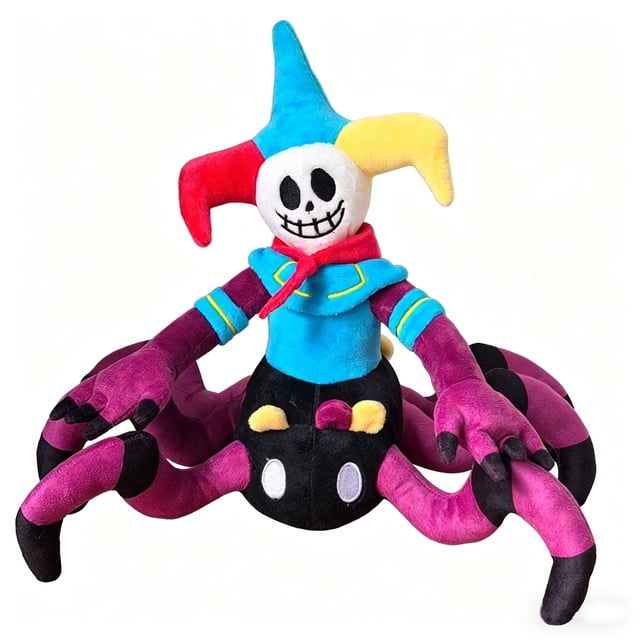 Poppy Playtime Chapter 5 Jester Spider Plush Toy, 10.2" Soft Stuffed Figure, Collectible Character Gift for Fans