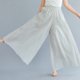 thumbnail image 4 of unbranded 1Par Largos Anchos De Y Lino Para Mujer Estilo Casual Veraniego, 4 of 6