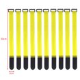 thumbnail image 1 of 10Pcs Nylon Cable Ties Reverse Buckle Strap 2cm Width Reusable Magic Self Adhesive Tape Fastener Hook Loop Fixed Strap Durable 30x2cm-Yellow 10Pcs, 1 of 6