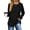 Black, variant on Womens Tops Textured Long Sleeve Shirts Casual Fall Tops Lightweight Pullover