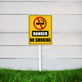 thumbnail image 2 of Kurmntregon No Smoking Sign With Stake No Smoking Signs For Business Outdoor 320 Outdoor Aluminium Yard Signs For Home Business Street Lawn Grass Stake Kit, 2 of 6