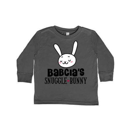 

Inktastic Babcia Snuggle Bunny Easter Gift Gift Toddler Boy or Toddler Girl Long Sleeve T-Shirt