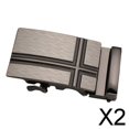thumbnail image 1 of 2x Hebilla de Cinturón de Trinquete Clásica Hebilla Deslizante Automática Reemplazo de Bricolaje para Cinturones de Material Cuero , #6, Tal Como Se piezas, 1 of 9