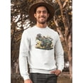 thumbnail image 2 of Strong Creature. Sweatshirt Men -Image by Shutterstock, Male 4X-Large, 2 of 4