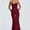 Red, variant on WrongDuck Women's Bodycon Maxi Dress 2026 3D Satin Floral Mesh Formal Long Evening Dress Wedding Guest Cocktail Prom Party