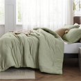 thumbnail image 2 of Soft Bedding for All Seasons 11 - Olive Green - 3 Piece - California King, 2 of 5