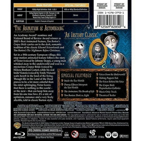 Tim Burton's Corpse Bride [Blu-ray]