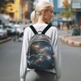 thumbnail image 7 of JIALIOU Mini Backpack Purse for Women Quilted Casual Daypack Small Travel Shoulder Bag, Beautiful Nebulae, 7 of 7