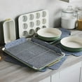 thumbnail image 6 of GreenPan Bakeware Set, 7 Piece Nonstick Ceramic Baking Sheets, Cake Pans, Loaf Pan, Muffin Tin, Cooling Rack, Green, 6 of 11
