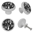 thumbnail image 4 of Easter Fluorescent Drawer Pulls 4-Pack: Glow-in-the-Dark Round Cabinet Knobs for Kitchen, Dressers, Wardrobes - Includes Screws, Ideal Drawer Hardware, 4 of 6