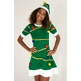 thumbnail image 2 of Ragstock Tinsel Pom Christmas Tree Sweater Dress, 2 of 4