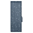 thumbnail image 3 of Stellar Patterns on Strings Door Curtain 25x40in Privacy Mesh with UV Protection Tie Back Rod Pockets, 3 of 10