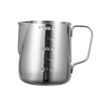 thumbnail image 7 of KMSS 1pcs Milk Frothing Pitcher Stainless Steel Milk/Coffee/Cappuccino/Latte Art Barista Steam Pitchers Milk Jug Cup (12/20/33oz), 7 of 7